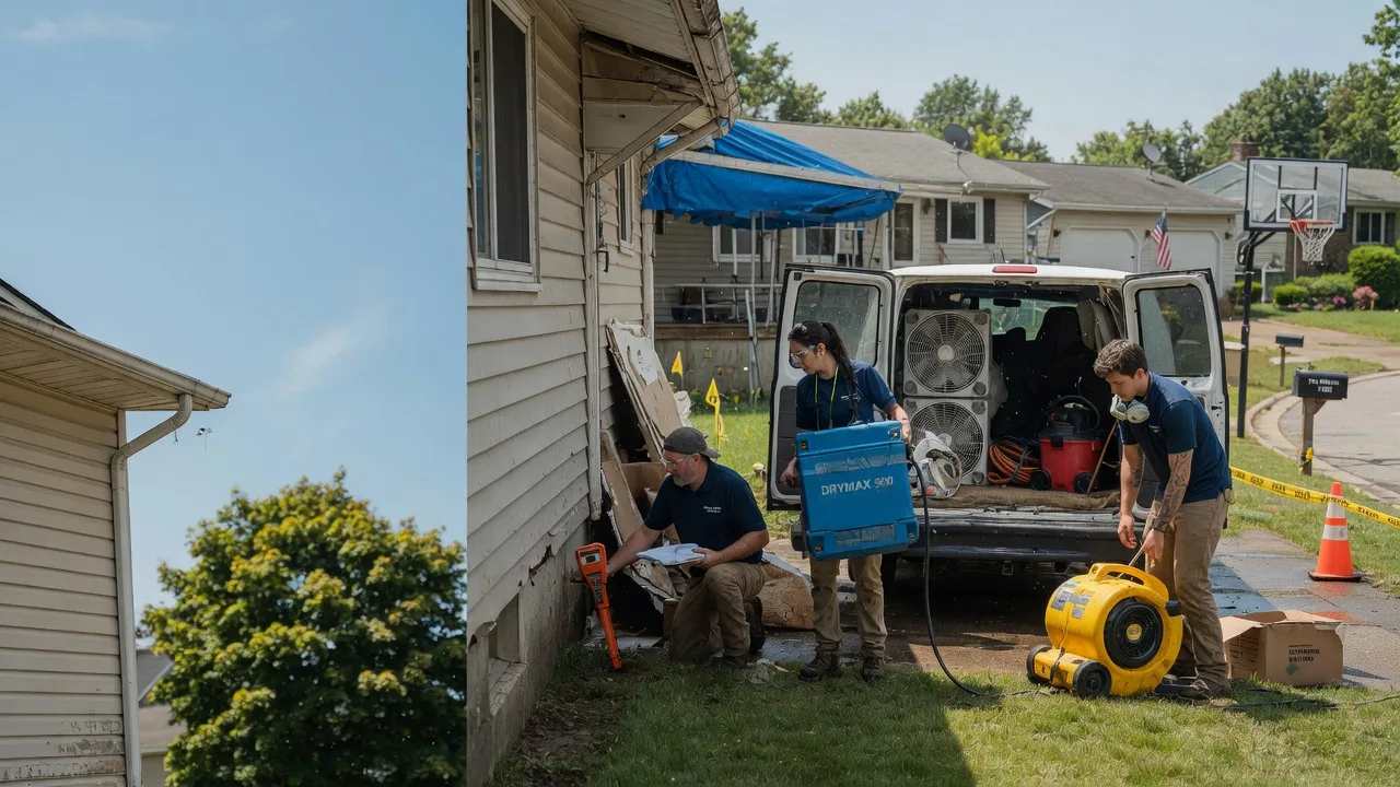 Ceiling Leak Cleanup in Niantic, IL near me